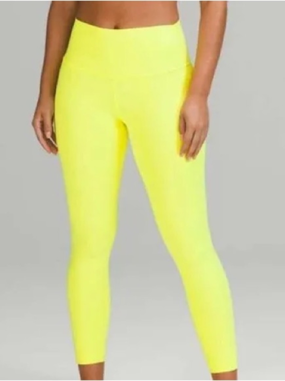 lululemon athletica Neon Yellow High-Rise Leggings